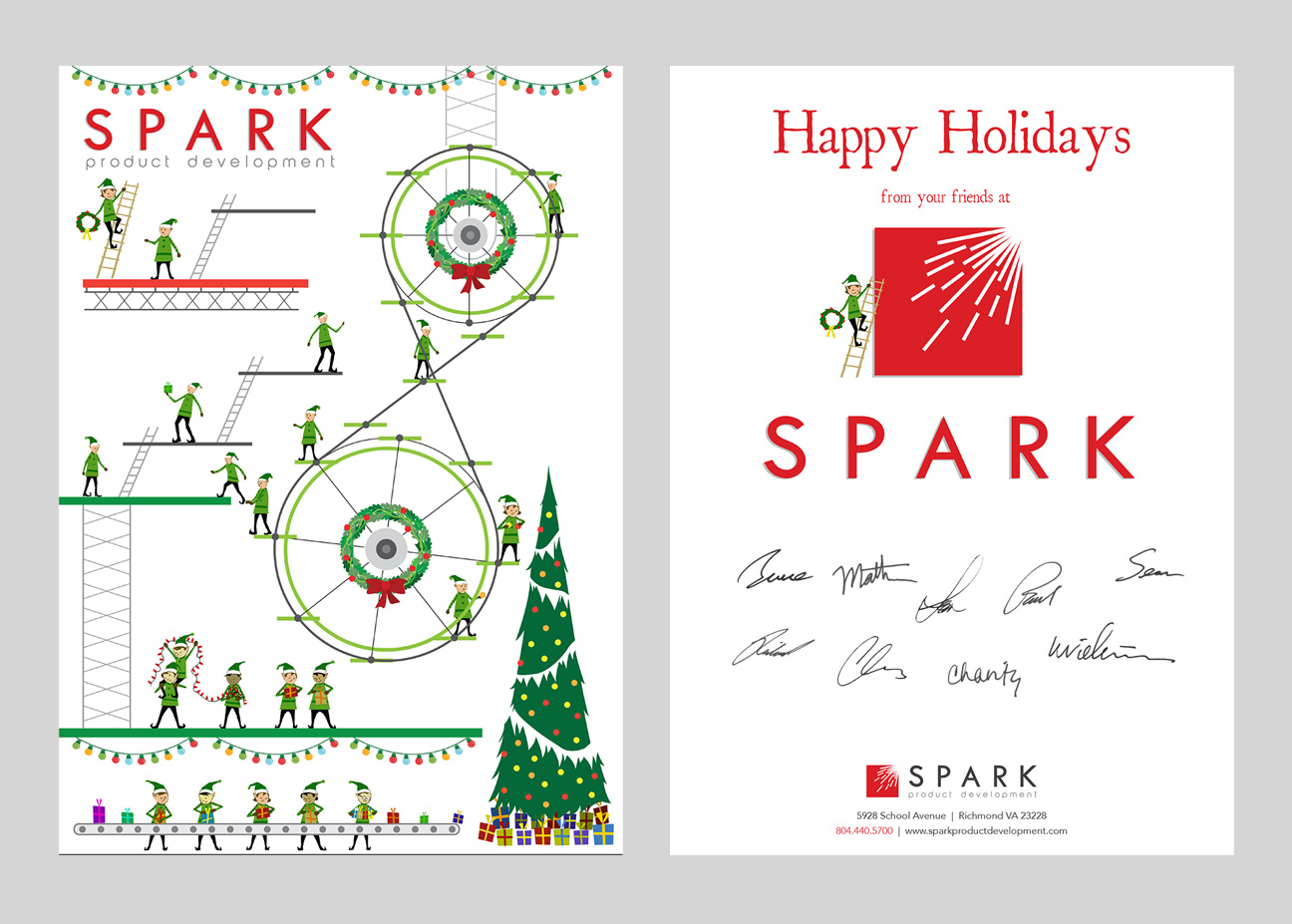Spark Holiday Cards